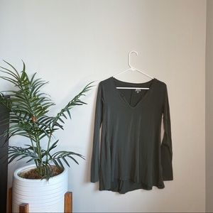 Olive Green Hollister Long Sleeve